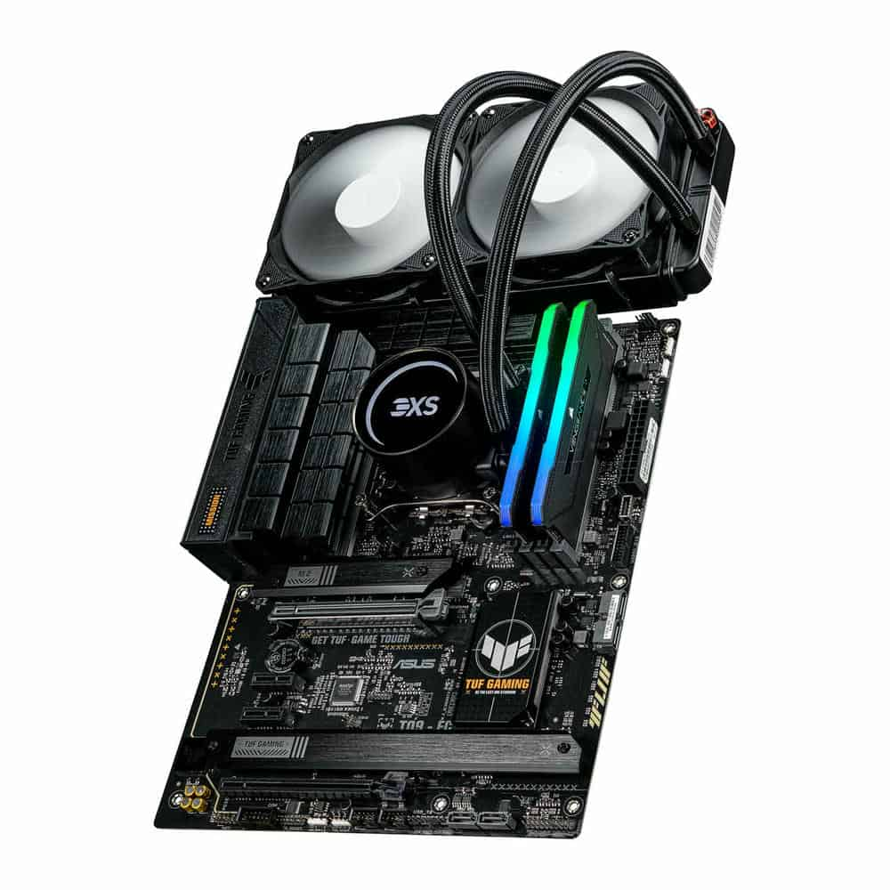 B760 TUF Gaming Bundle, Intel Core i7 14700K, ASUS TUF B760-PLUS WIFI D4, 32GB DDR4, Gamer Hydro Cooler